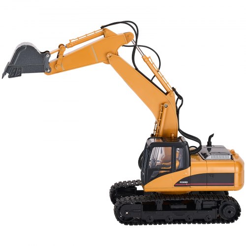 Remote Control Excavator Toy 15 Channel 3 in 1 Remote Control Digger with Metal