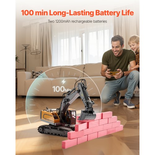 Remote Control Excavator Toy 11 Channel 120 Scale Remote Control Digger
