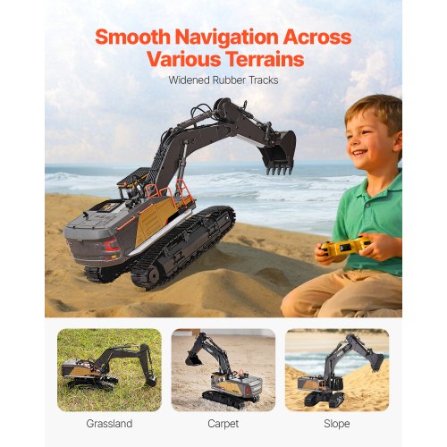 Remote Control Excavator Toy 22 Channel 114 Scale Remote Control Digger