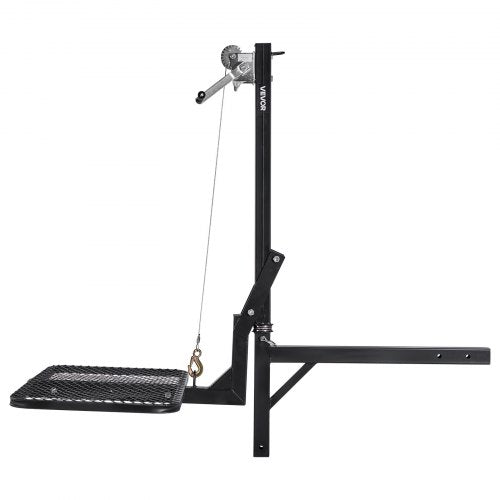 Hitch Deer Hoist with Lifting System Platform 300 lbs Load Capacity Game