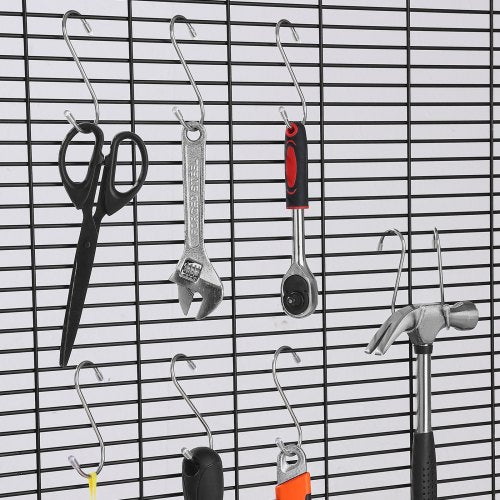 S Hooks 40 Pack 3.4 Inch Metal S Shaped Hangers of 2205 LBS Load Capacity