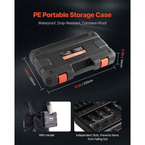 Hex Bit Socket Set 32Piece S2 Alloy Steel and CrV Steel Standard SAE