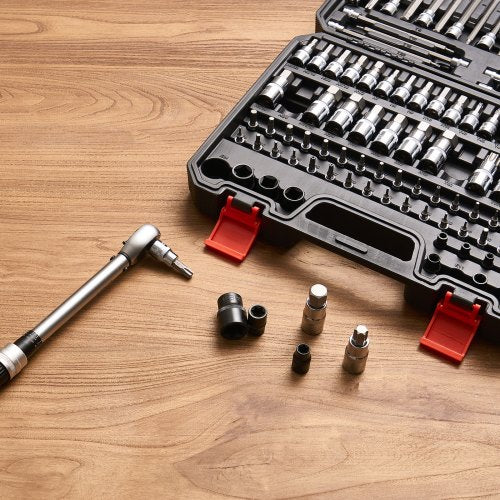 Bit Socket Set 107Piece SAE and Metric HexTorxExternal