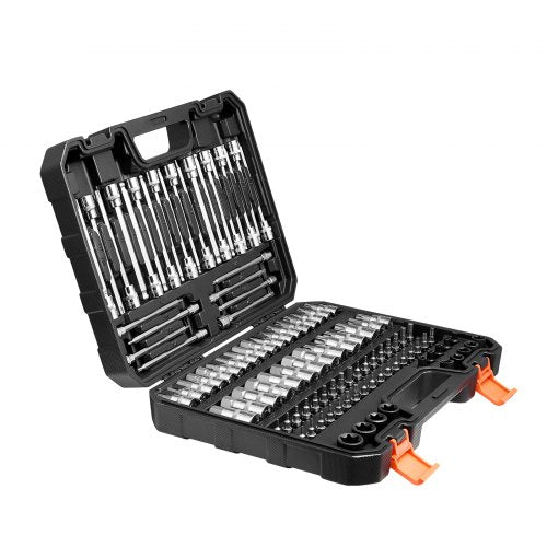 Bit Socket Set 107Piece SAE and Metric HexTorxExternal
