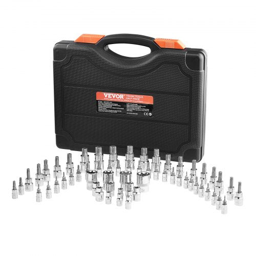 Torx Bit Socket and External Torx Socket Set 60Piece T6T70 TT6TT70