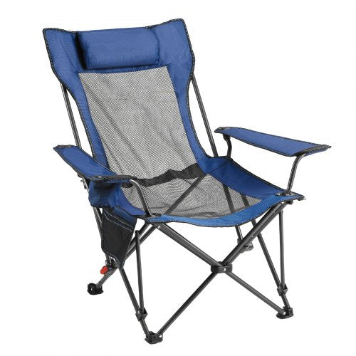 Reclining Camping Chair 4 Adjustable Positions Portable Folding Lounger 2