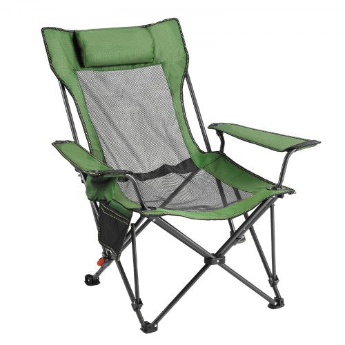 Reclining Camping Chair 4 Adjustable Positions Portable Folding Lounger 3