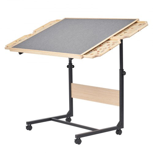 1500 Piece Puzzle Table with Legs 4 Drawers and Cover 34x25 in Portable