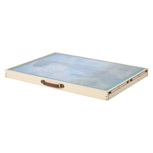 1500 Piece Puzzle Table with Folding Legs 4 Drawers and Cover 34x25 in Portable 2