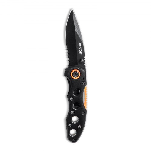 Folding Pocket Knife 3 in7.6 cm 7Cr17Mov Blade Aluminum Handle Small EDC