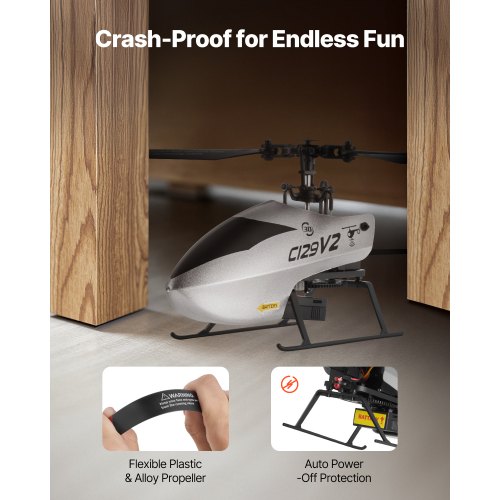 RC Helicopter 24GHz Single Propeller Remote Control Helicopter with Gyro