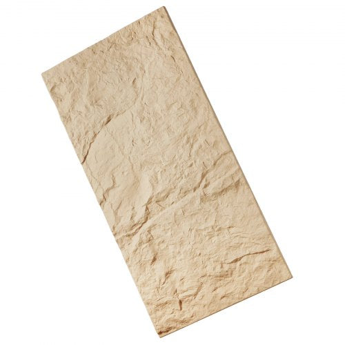 3D Wall Panels 4 Pack 48 x 24 in PU Natural Stone Imitation Wall Art Tiles
