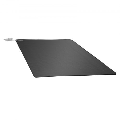 Grounding Mat 27 x 60 in AntiSlip PU Leather Earthing Mat with 15 Feet