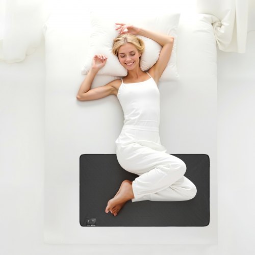 Grounding Mat 27 x 39 in AntiSlip PU Leather Earthing Mat with 15 Feet