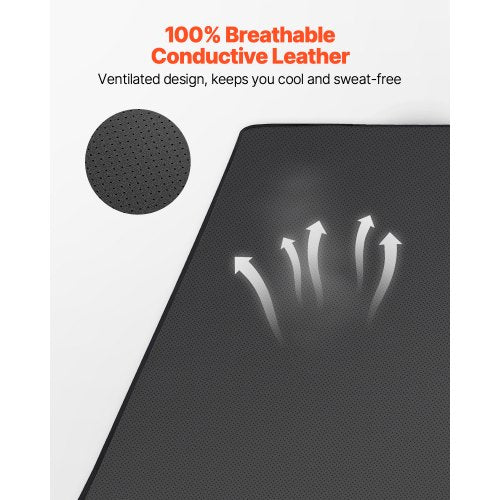 Grounding Mat 27 x 78 in AntiSlip PU Leather Earthing Mat with 15 Feet