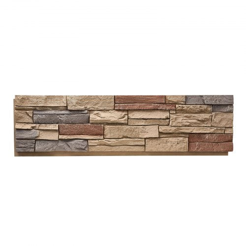 Faux Stacked Stone Panel 456 x 128 in Artificial Stone Wall Panels