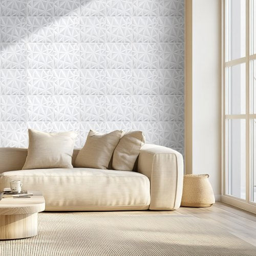 3D Wall Panels 33Pack 1181 x 1181 in PVC Modern Art Minimalist Diamond