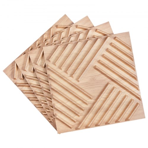 3D Wall Panels 12Pack 197 x 19.7 in PVC Modern Art Minimalist Salt Tiles