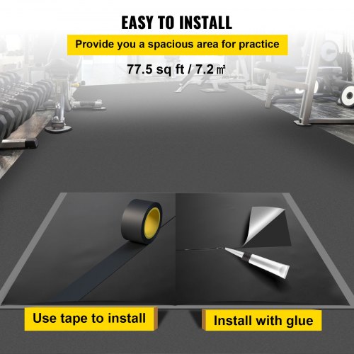 Dance Floor 66x11.8ft Dance Floor Roll 006in Thick PVC Vinyl Dance