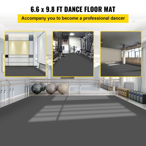 Dance Floor 66x9.8ft Dance Floor Roll 006in Thick PVC Vinyl Dance Floor