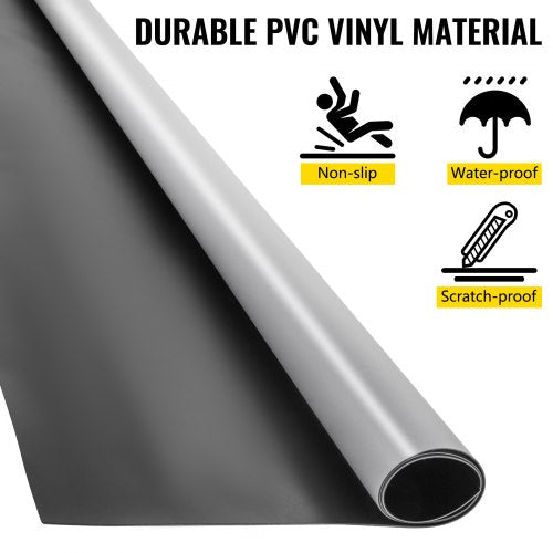 Dance Floor Roll Portable 66x15.7ft Practice Dance Floor1.5mm Thickness