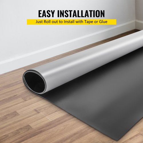 Dance Floor Roll Portable 66x15.7ft Practice Dance Floor1.5mm Thickness