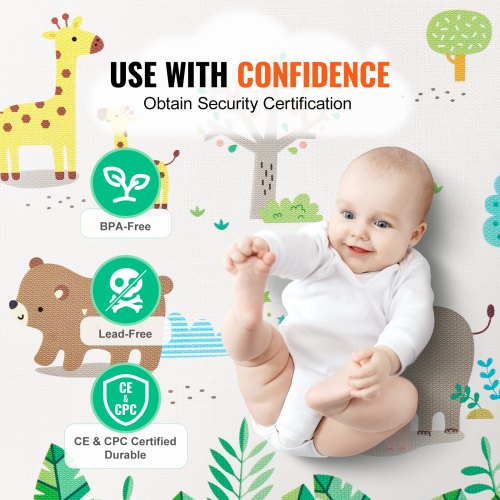 Baby Play Mat 55x82 Baby Crawling Mat NonSlip OnePiece Soft