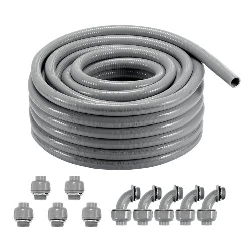 12Inch Flexible Electrical Conduit 100 ft PVC LiquidTight Conduit