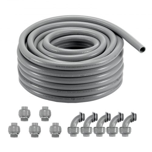 1Inch Flexible Electrical Conduit 100 ft PVC LiquidTight Conduit