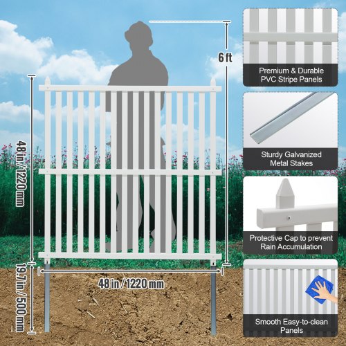 48 W x 48 H Vinyl Privacy Fence Panels Air Conditioner Fence Outdoor