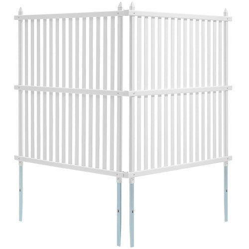 48 W x 48 H Vinyl Privacy Fence Panels Air Conditioner Fence Outdoor