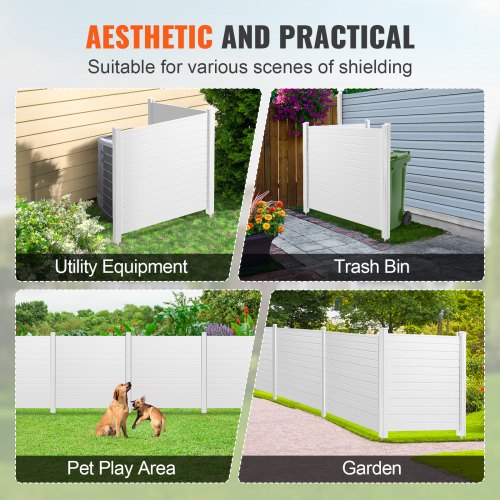 Outdoor Privacy Screens 50 W x 50 H Air Conditioner Fence Pool Equipment