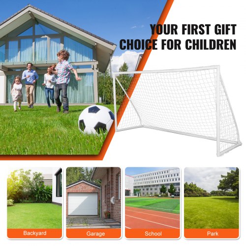 Portable Soccer Goal 12x6 ft Soccer Net Adults Kids Backyard Soccer Net