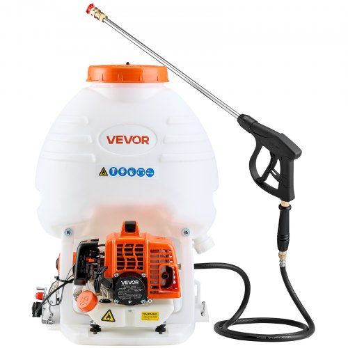 Gas Powered Backpack Sprayer 265CC9HP Engine Garden Sprayer with 5