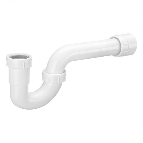 PTrap 112 Inch P Trap Sink Drain Pipe Kit with Threaded Adapter and TPU
