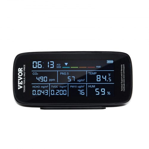 Air Quality Monitor 9IN1 CO2 Temperature Humidity Formaldehyde TVOC