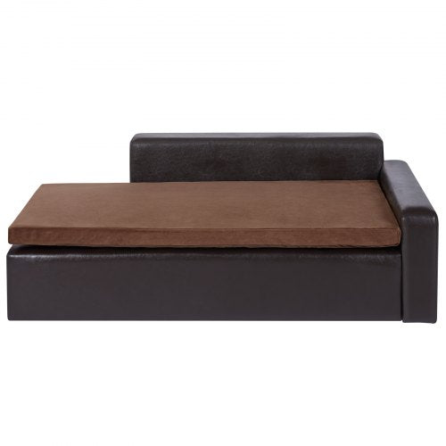 Pet Sofa Dog Couch for LargeSized Dogs and Cats Soft Leather Dog Sofa