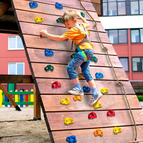 25 Rock Climbing Holds MultiSize and Colored Climbing Rocks for Kids