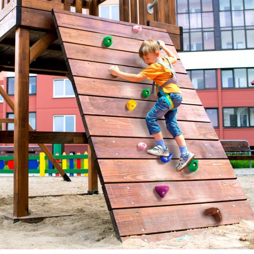 32 Rock Climbing Holds MultiSize and MultiColored Climbing Rocks for Kids