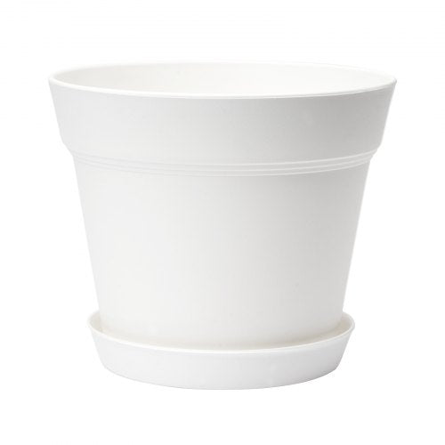 Plastic Plant Pots 16 Packs 6 in Durable Planters Lightweight Nursery Pots