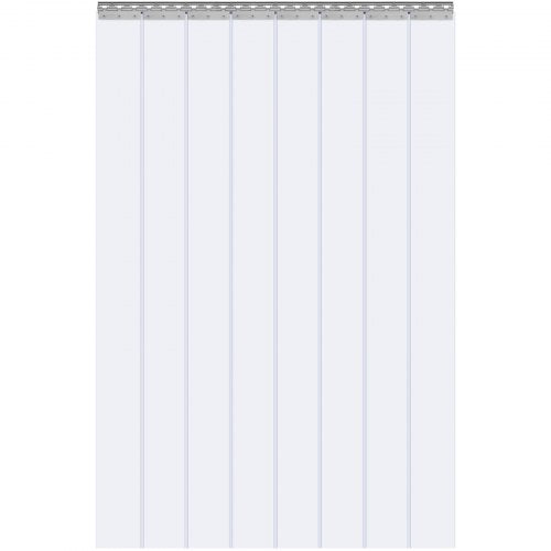 Strip Curtain 96 Height x 48 Width 008 Thickness 8PCS Clear PVC Strip