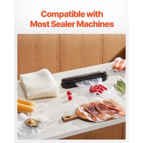 Vacuum Sealer Bags 200 PCS 8 x 12 Inch Durable Seal Bags NonBPA Food