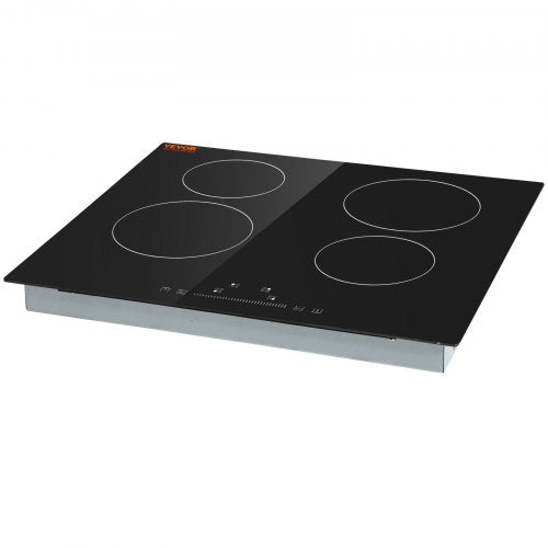 Built in Electric Stove Top 232 x 20.5 inch 4 Burners 240V Glass Radiant