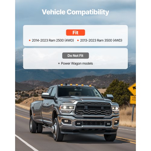 2.5 Inch Front Leveling Lift Kit for 20142023 Dodge Ram 2500 4WD 20132023