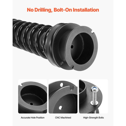 2.5 Inch Front Leveling Lift Kit for 20142023 Dodge Ram 2500 4WD 20132023