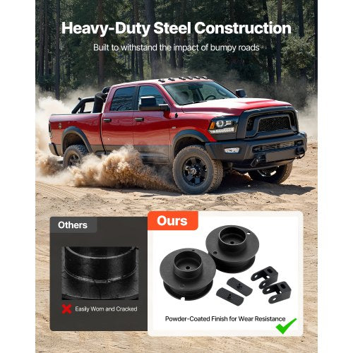 2.5 Inch Front Leveling Lift Kit for 20142023 Dodge Ram 2500 4WD 20132023