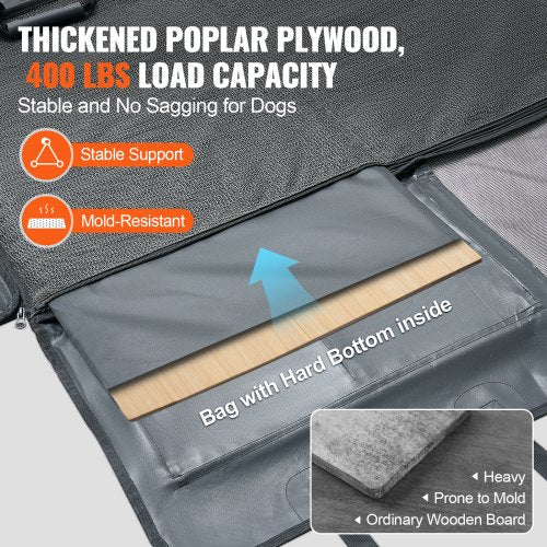 Back Seat Extender for DogsDog Hammock for Car Back seatWaterproof Hard
