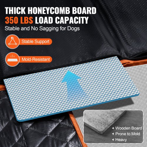 54 x 25.6 in Dog Car Seat Cover for Back Seat Waterproof 600D for Cars – 650 MM
