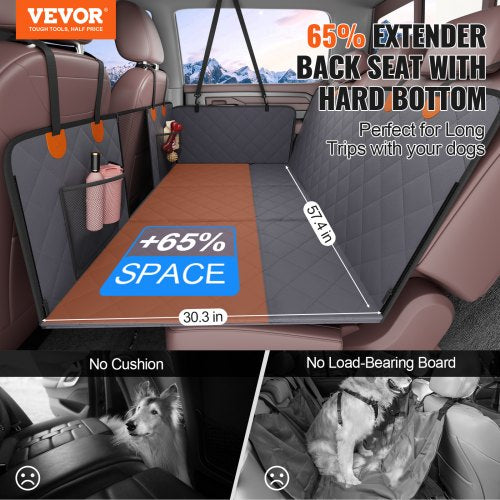 574 x 30.3 in Dog Car Seat Cover for Back Seat Waterproof 600D for Truck –