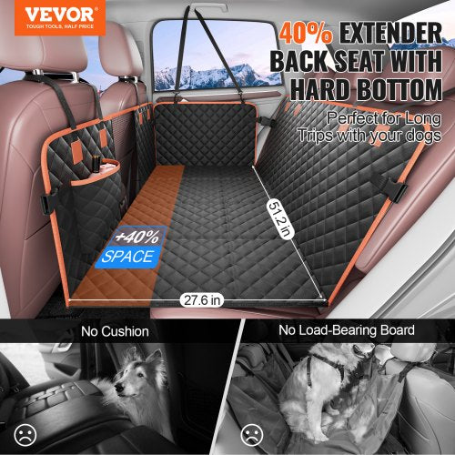 512 x 27.6 in Dog Car Seat Cover for Back Seat Waterproof 600D for SUV – 700 MM